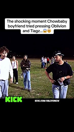 The shocking moment Chowbaby boyfriend tried pressing Oblivion and Tiagz…😱🤯#oblivion #chowbaby #tiagz #fyp