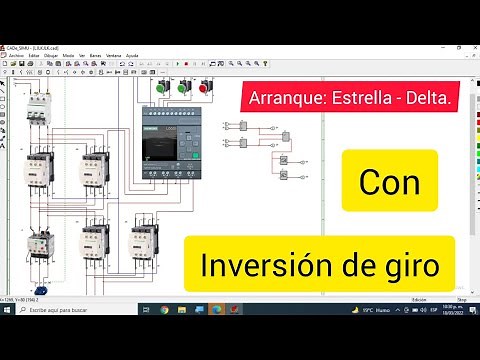 LOGO 230 rc PLC course | (video 7) | star delta starter with reversing rotation