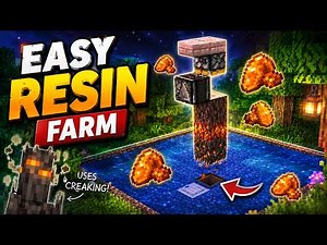 3 Minute Resin Farm Tutorial Minecraft 1.21+