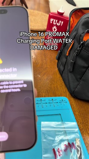 iPhone 16 Pro Max Charging Port Liquid Detection Issues