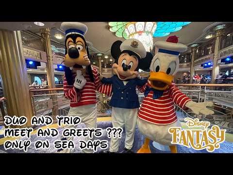 Two or Three Characters At Once ? Wow !!! / Disney Fantasy Western 2025 Transatlantic Days 8 and 9