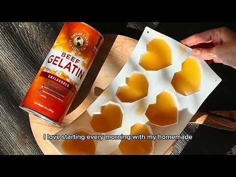 How to make homemade Gelatin gummies | Healthy snack for skin and gut
