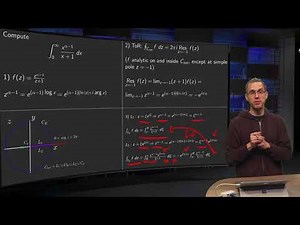 Contour integration along a branch cut (example two)