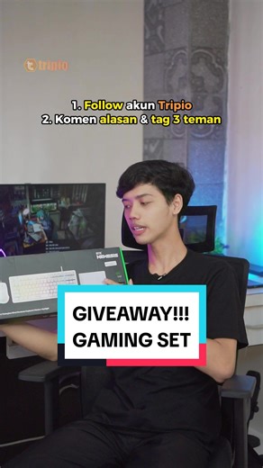 Giveaway Gaming Set - Menangkan Ongkir Ditanggung Siapa? | TripioComputer