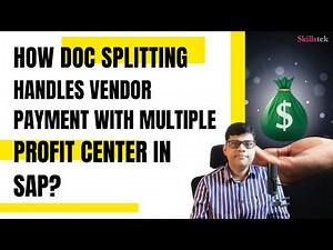 How Document Splitting Handles Vendor Transactions Across Multiple Profit Centers in SAP FICO?
