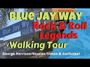 Blue Jay Way Walking Tour LA: George Harrison, Beatles, Simon & Garfunkel obscure facts & details.