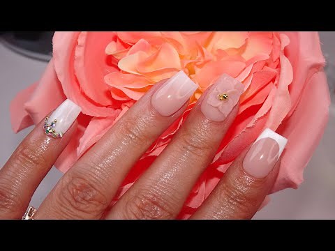 Short acrylic press on nails | press on nails step by step | nail tutorial for beginners