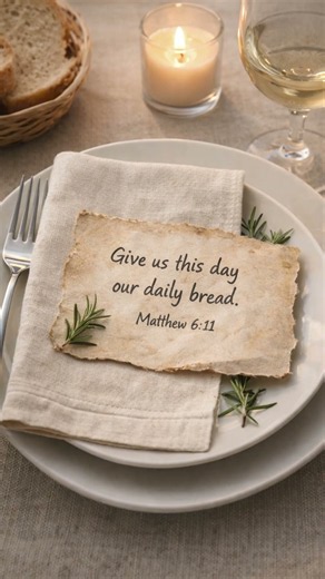 Give Us This Day Our Daily Bread 🍞🙏