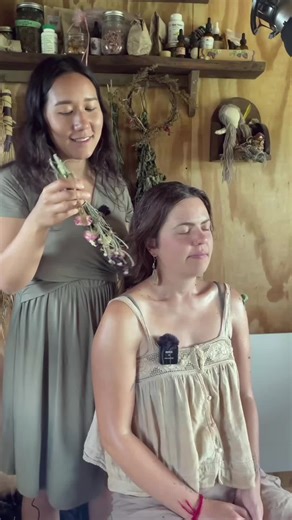 Semide on Instagram: "Cornflower crinkle ASMR with Jasmine #asmr #realpersonasmr #asmrsleep #calming #asmrsounds #nervoussystemregulation #nervoussystemhealing"