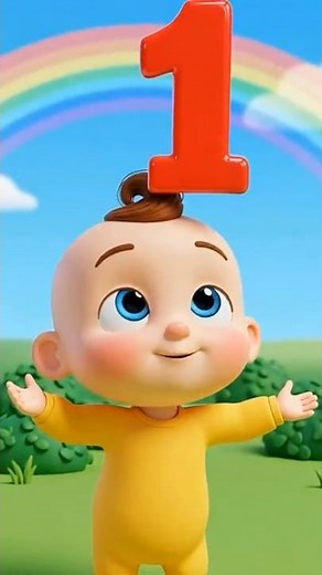 Number Song | Learn Numbers 1 to 4 | Nursery Rhymes & Kids Songs #shorts #childrensongs #babysongs