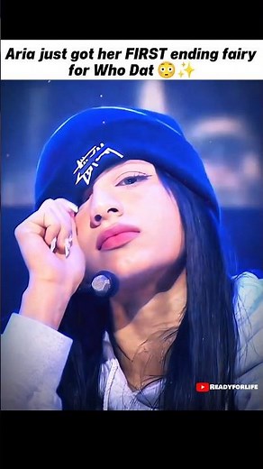 Aria finally got her who dat ending fairy 😳💥 #xin #aria #kpop #fyp #shorts