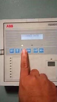 Measurement & setting parameter ABB REM610 Relay for motor feeder.#Technical_Training_Session