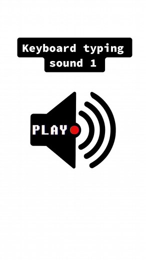 Keyboard Typing Sound Effects: Clicking Keyboard & Typing Noise