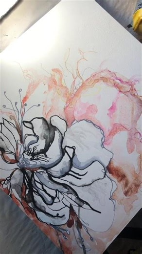 Pen and ink for encaustic