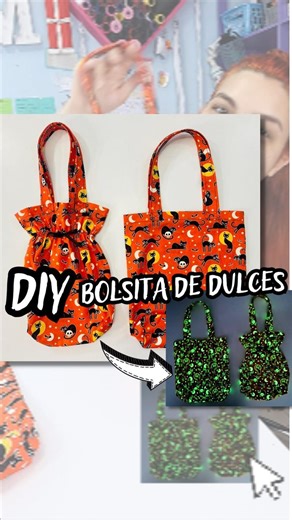 85K views · 3.3K reactions | ¿Cómo hacer bolsitas de dulces?  Chicas en este tutorial les enseño el paso a paso con 2 opciones para que hagan sus bolsitas✨ para venta o para sus niños  Tela: Textiles Mexicanos Regla: Amigos de la Costura Medidas: 30x40cm en dobles de tela y 2 tiras de 52x8cm :) Cuénteme que hacemos para el siguiente tutorial??? . . . #costura #diyhalloween #diyhalloweencostume #sewingproject #coserfacil #maquinadecostura | Mami Costurera | Facebook