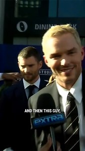 When #Superman and Lex Luthor collide! ☺️ Nicholas Hoult got interview-crashed by David Corenswet at the L.A. premiere! | ExtraTV