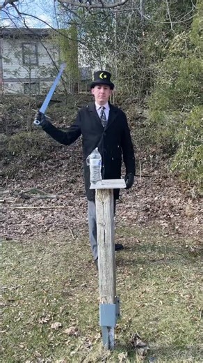 #shorts Medieval arming sword test cutting: Balaur Arms