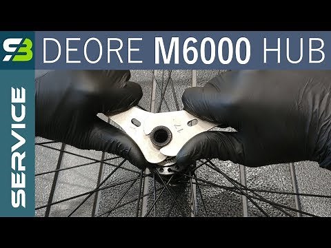 How To Service Shimano Deore M6000 Rear Hub. Disassembly, Greasing, Assembly.