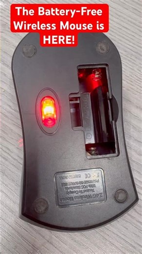 The Battery-Free Wireless Mouse is HERE! #shorts #mousegaming #mouse