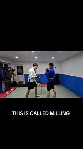 We LOVE milling! George and Jeffrey, our resident world swimming champion, complete a 1 minute round. As Coach Barry says