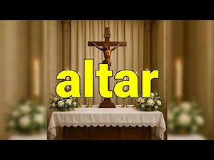 Altar: Meaning, Definition and Pronunciation in American & British English with Examples - altars