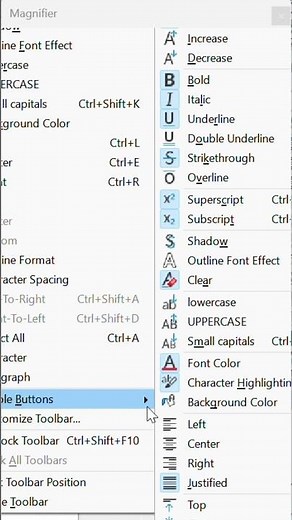 How to Unhide any tool in Libreoffice writer/impress/calc | show tools in OpenOffice #shorts