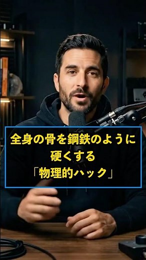 骨密度を劇的に高める刺激と衝撃#Huberman, #骨粗鬆症, #骨密度, #筋トレ, #健康寿命