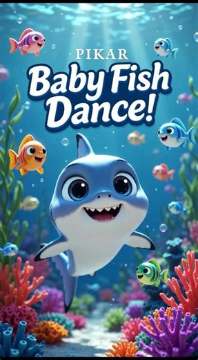 baby fish dance/ nursery rhymes baby fish dance #viral #shortsfeed