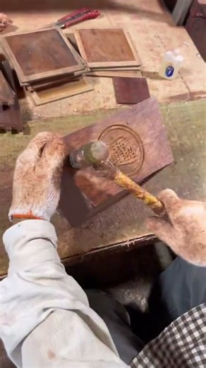 Crafts By Hand | Detailed Wooden Box Build – Sharp Cuts & Perfect Fit ASMR