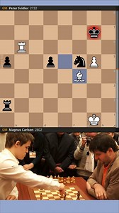 Only one person knows how to play this surgical rook and bishop vs. rook endgame under full tournament pressure, with only one minute on the clock. His name: Magnus. | Chess Champ