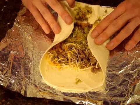 How to Roll a Burrito