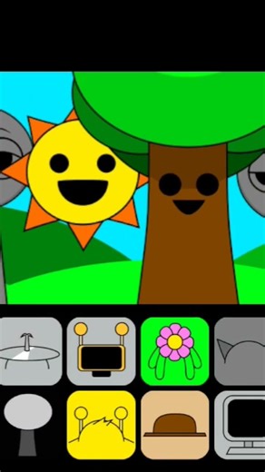 Mr. tree meets Mr. sun in #incredibox #sprunki