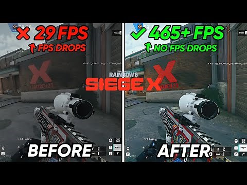 Rainbow Six Siege X - How to BOOST FPS and Increase Performance on any PC | Best Settings!