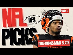 Top NFL DFS Plays for Week 11 | Must-Start Studs & Value Gems