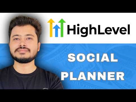 GoHighLevel Social Media Planner Full Tutorial (2026) | How to schedule social media posts?