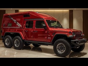2026 Jeep Gladiator 6x6 Overlander – The Ultimate Off-Road Camper Beast!