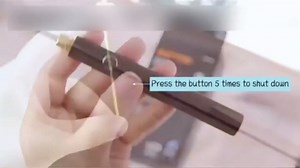 Rechargeable Thread Burner kit, Digital Thread Zapper Tool Burning Pen,Knitting & Beading Thread Burning Tool for String, Leather Craft, Sewing (Blue)