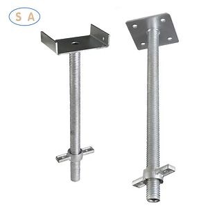 [Hot Item] Steel Leveling Jack Screw Base Plate Jack for Scaffolding Construction Fittings