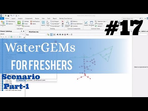 Scenarios in WaterGEMs l Part-1 l Demand l Bentley #watergems #watermanagementsystem