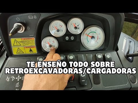 como se opera una retroexcavadora CATERPILLAR 420E, partes de una retroexcavadora caterpillar 420E