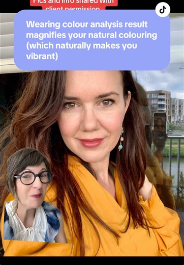 Do warmer colours make you look jaundiced? Or are they just magnifying your natural warmth? ✨ Many clients who lean warm don’t initially see it and feel that warm colours make their skin look more yellow. But what’s really happening? 🤔 When you wear colours in harmony with your undertone—whether warm or cool—your natural colouring is magnified. For me, as a True Summer, cool colours enhance my fair, muted tones, making them more vibrant. For warm-toned clients, a warm palette enhances their nat
