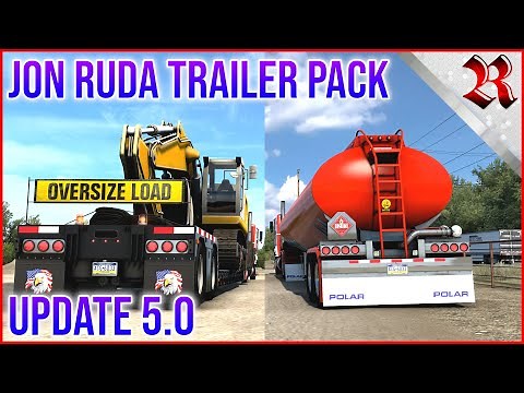 Jon Ruda Trailer Pack Update Version 5.0 for American Truck Simulator
