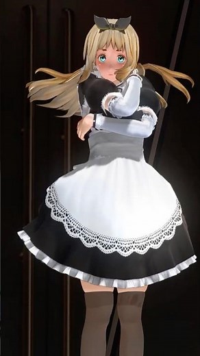 【COM3D2】メイド姿de自作モーション❺～Yちゃんの場合～ #オダメ #mod #dance #MMD #motion