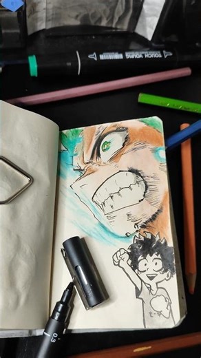 How to draw Midoryia #bokunohero #myheroacademia #midoryia #anime #drawing