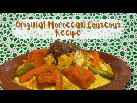 Original Moroccan Couscous Recipe Video | with Mounir & Anna