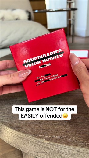 My boyfriend broke up with me after I brought this to his family game night 😭 #conspiracynight #gamenight #tiktokmademebuyit #conspiracies #partygame