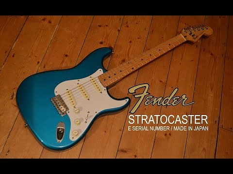 FENDER STRATOCASTER - MADE IN JAPAN (E Serial)