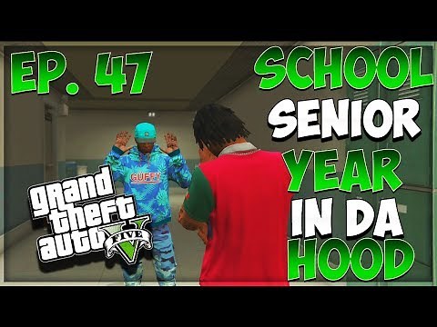 GTA 5 SCHOOL SENIOR YEAR IN DA HOOD EP. 47 - BROTHER CAUGHT SMOKING WEED 😲😲🚬 (GTA 5 RP)