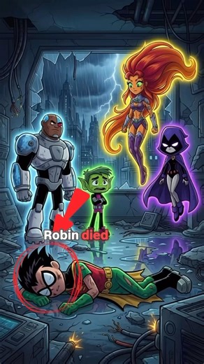 Teen Titans Go Is Robin DIED ?😱#horrorstories #scarystories #teentitans #shorts #mystery #viral