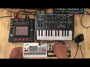 Arturia Microbrute, Volca Keys, Kaoss Pad KP3, Volca Sample